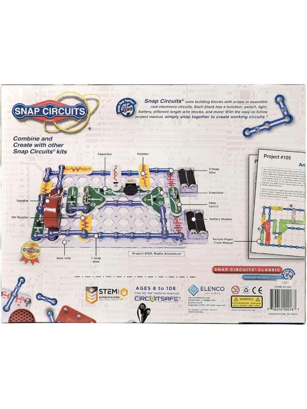 Electronics Exploration Kit for Kids | 300+ Projects | STEM Learning Toy 8